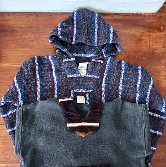 Sweaters Baja Jackets Dark Grey And Blue Black And Brown Poshmark
